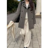 グレー | 襟付きダブルブレストメルトンジャケット | Ulysses