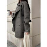 襟付きダブルブレストメルトンジャケット | Ulysses | 詳細画像6