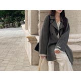 襟付きダブルブレストメルトンジャケット | Ulysses | 詳細画像8