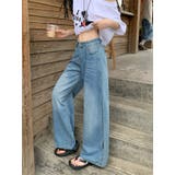 サイドスリットデニムワイドパンツ | Ulysses | 詳細画像5