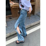 サイドスリットデニムワイドパンツ | Ulysses | 詳細画像7