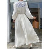 リボン刺繍長袖ワンピース | Ulysses | 詳細画像2 