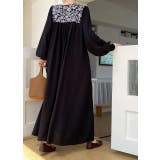 リボン刺繍長袖ワンピース | Ulysses | 詳細画像4 