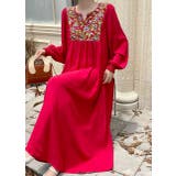 リボン刺繍長袖ワンピース | Ulysses | 詳細画像5 