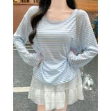 リボン長袖ボーダーTEEトップス | Ulysses | 詳細画像4