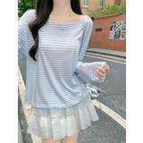 リボン長袖ボーダーTEEトップス | Ulysses | 詳細画像6