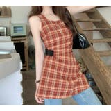 袖なしチェック柄ベストトップス | Ulysses | 詳細画像4