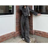 リボン長袖デニムジャケットワイドパンツセットアップ | Ulysses | 詳細画像7 