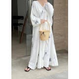 ホワイト | 長袖ロングワンピース | Ulysses