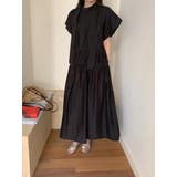 ブラック | リボン半袖ワンピース | Ulysses