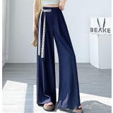 レースリボンワイドパンツ | Ulysses | 詳細画像1