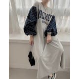 ランタンスリーブオーバーサイズロゴスウェットワンピース | Ulysses | 詳細画像4 