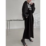 ランタンスリーブオーバーサイズロゴスウェットワンピース | Ulysses | 詳細画像10 