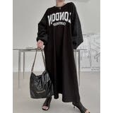 ランタンスリーブオーバーサイズロゴスウェットワンピース | Ulysses | 詳細画像11 