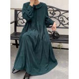 長袖デカ襟コーデュロイワンピース | Ulysses | 詳細画像1 