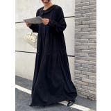 長袖デカ襟コーデュロイワンピース | Ulysses | 詳細画像11 