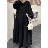 長袖デカ襟コーデュロイワンピース | Ulysses | 詳細画像12 