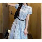 ベルト付き半袖シャツワンピース | Ulysses | 詳細画像1 