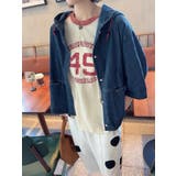 フード付きシングルブレストデニムジャケット | Ulysses | 詳細画像6