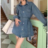 ブルー | 襟付きシングルブレストデニムジャケット | Ulysses