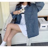 襟付きシングルブレストデニムジャケット | Ulysses | 詳細画像1