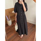 リボン長袖シングルブレストシャツワンピース | Ulysses | 詳細画像7