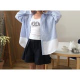 切り替えストライプ長袖シャツ | Ulysses | 詳細画像1 