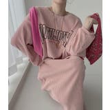 コーデュロイ長袖プリントワンピース | Ulysses | 詳細画像1