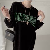 コーデュロイ長袖プリントワンピース | Ulysses | 詳細画像7