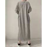 コーデュロイ長袖プリントワンピース | Ulysses | 詳細画像11