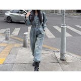 ブルー | デニム長袖サロペット | Ulysses