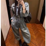 デニム長袖サロペット | Ulysses | 詳細画像1 