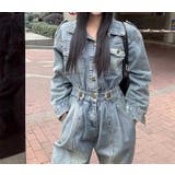 デニム長袖サロペット | Ulysses | 詳細画像2 