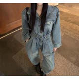 デニム長袖サロペット | Ulysses | 詳細画像9 