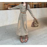 長袖襟付きデニムワンピース | Ulysses | 詳細画像1 