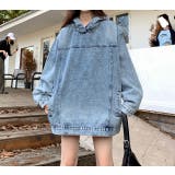 フード付きデニムトレーナー | Ulysses | 詳細画像3