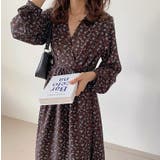 花柄リボン長袖ワンピース | Ulysses | 詳細画像4