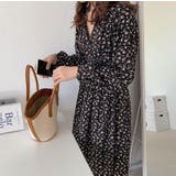 花柄リボン長袖ワンピース | Ulysses | 詳細画像5