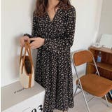 花柄リボン長袖ワンピース | Ulysses | 詳細画像7