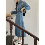 デニム長袖ワンピース | Ulysses | 詳細画像3 