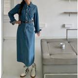 デニム長袖ワンピース | Ulysses | 詳細画像6 