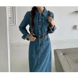 デニム長袖ワンピース | Ulysses | 詳細画像8 