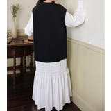 スウェット切り替えレイヤード風長袖ロングワンピース | Ulysses | 詳細画像9