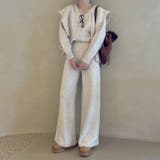 ライトグレー | ニットトップスワイドパンツセットアップ | Ulysses