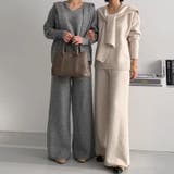 ニットトップスワイドパンツセットアップ | Ulysses | 詳細画像8 