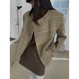 ベージュ | ダブルブレストショートジャケット | Ulysses