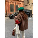 リバーシブル羊羔毛鹿の毛皮の綿毛ジャケット | Ulysses | 詳細画像7