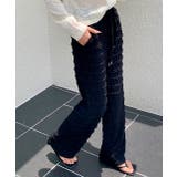 ブラック | レースワイドパンツ | Ulysses