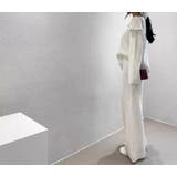 ニット襟付きトップスワイドパンツセットアップ | Ulysses | 詳細画像4 