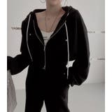 ブラック | スウェットショートジャケットワイドパンツセットアップ | Ulysses